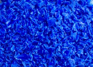 blue shredded